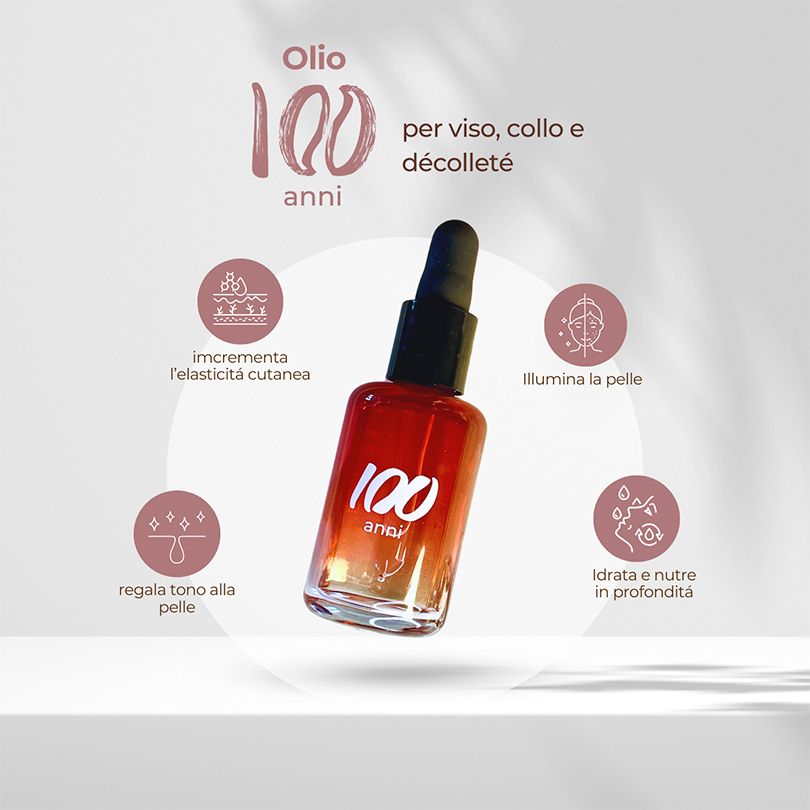 Olio viso idratante per viso collo e decolletè